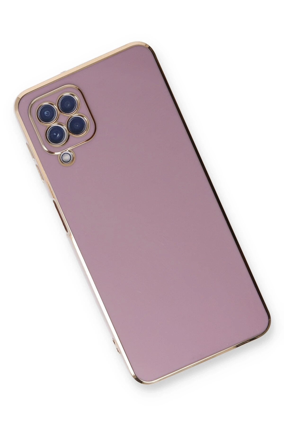 Mey İthalat® Samsung Galaxy A22 Kılıf Volet Silikon - Mor