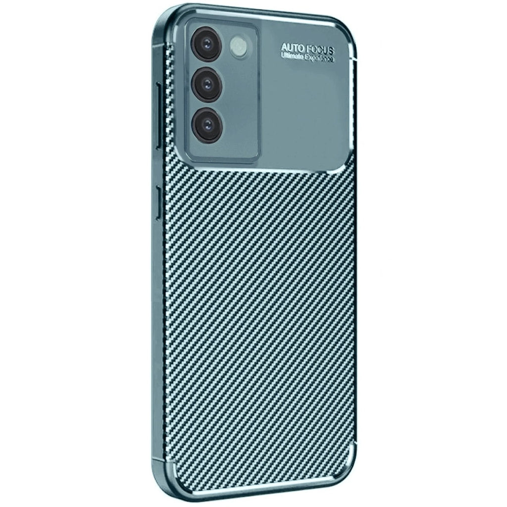 Mey İthalat® Vivo V30 Lite 4G Kılıf Auto Focus Karbon Kapak - Koyu Yeşil