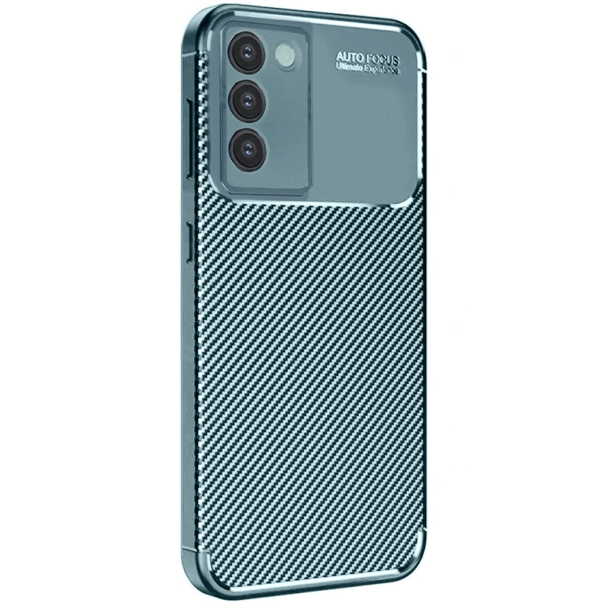 Mey İthalat® Vivo V30 Lite 4G Kılıf Auto Focus Karbon Kapak - Koyu Yeşil