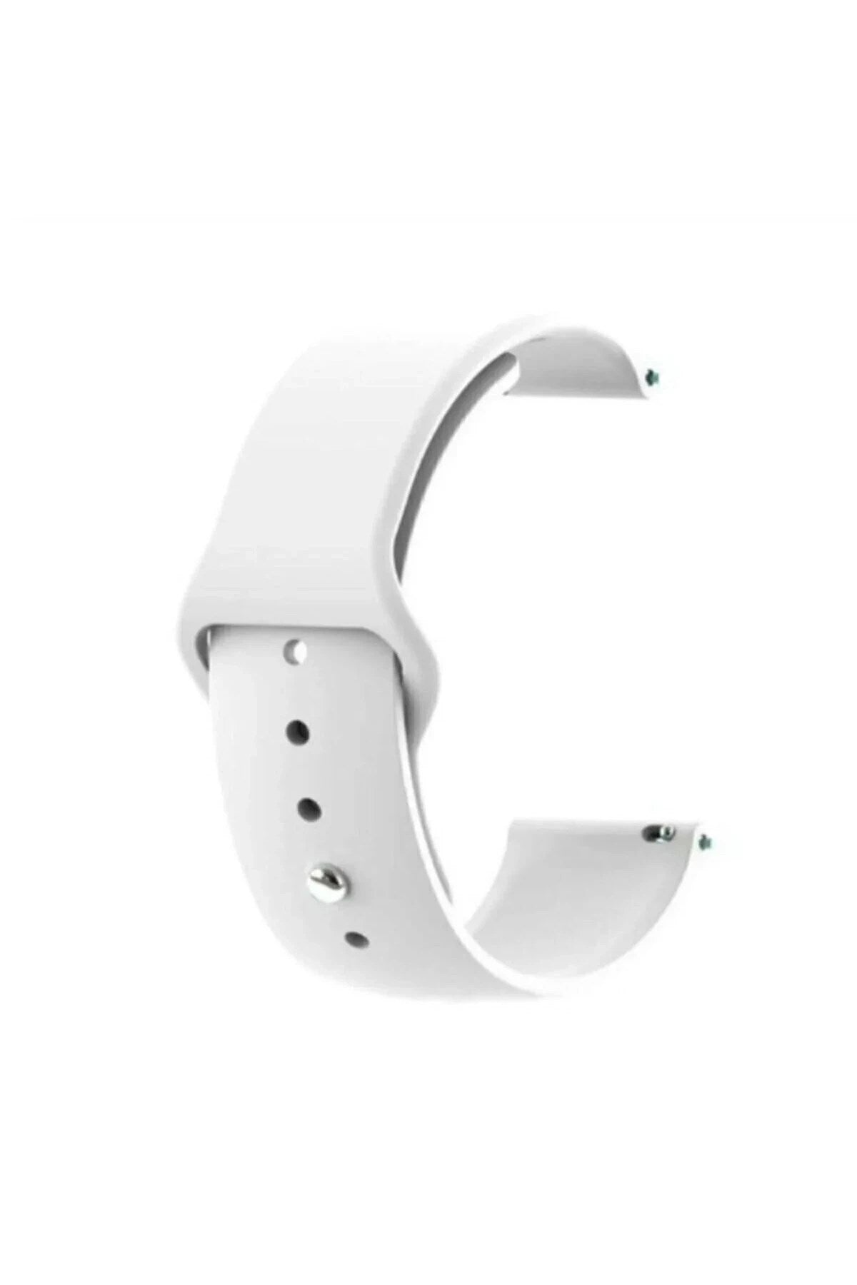 Mey İthalat® Huawei GT4 41mm 18mm Klasik Kordon - Beyaz