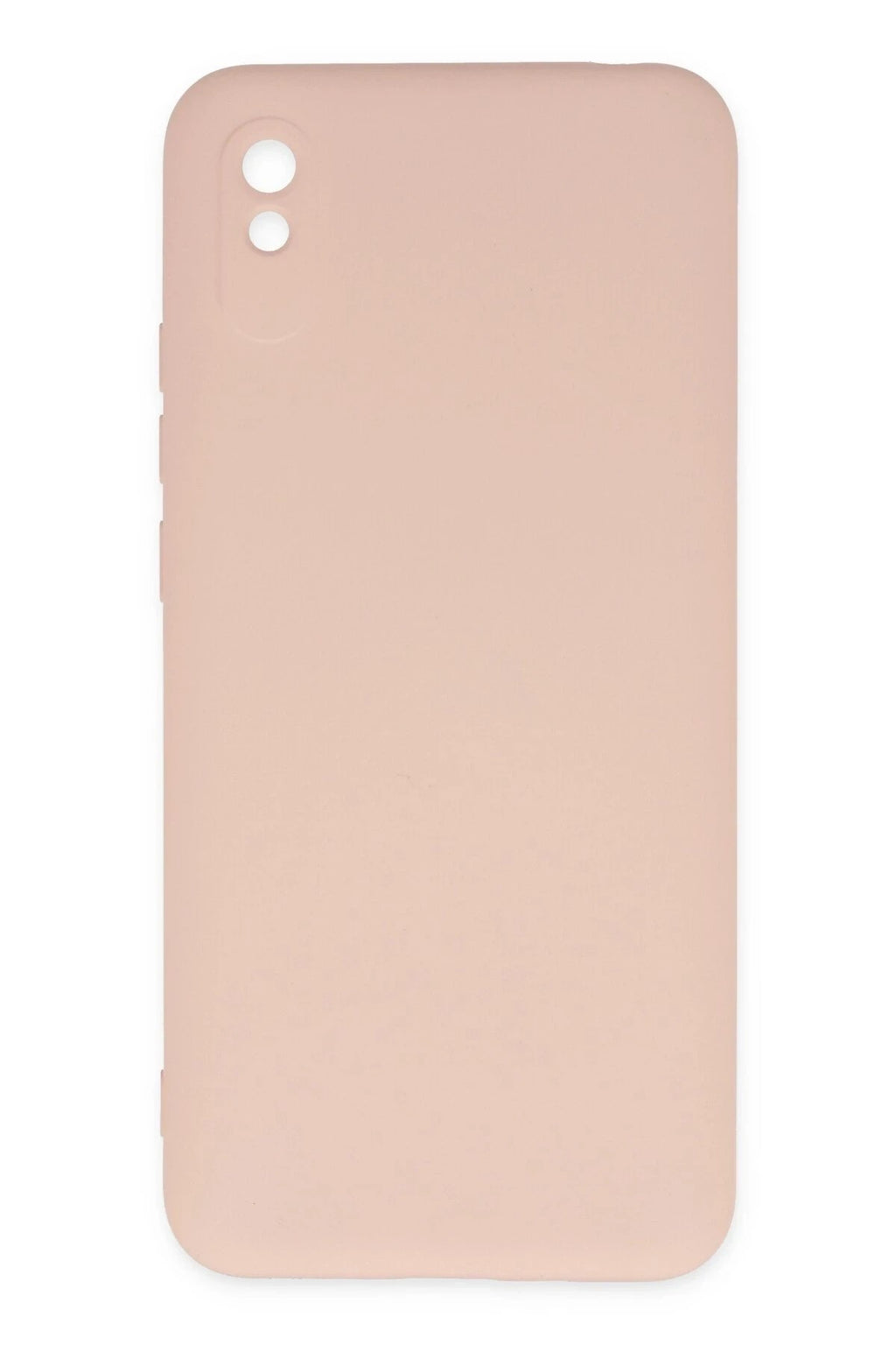 Mey İthalat® Redmi 9A Kılıf Nano içi Kadife Silikon - Pudra