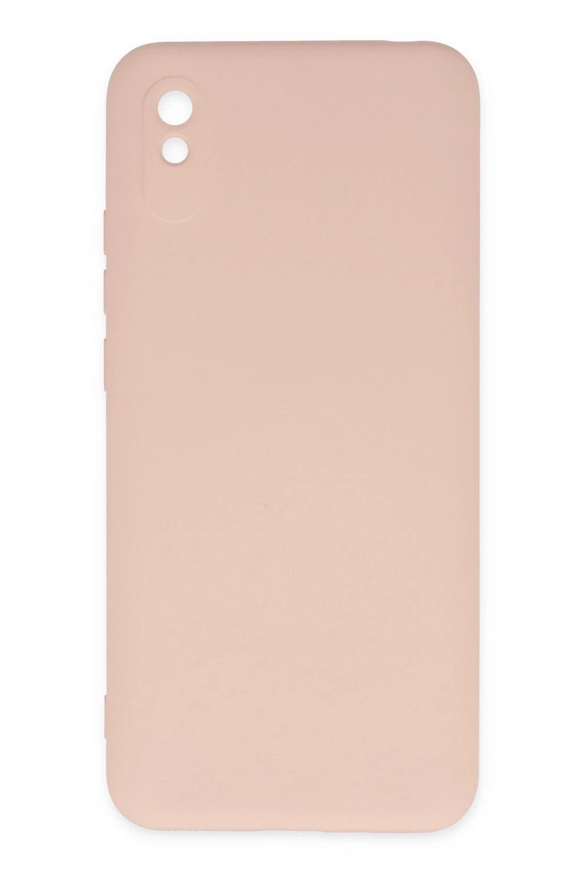 Mey İthalat® Redmi 9A Kılıf Nano içi Kadife Silikon - Pudra