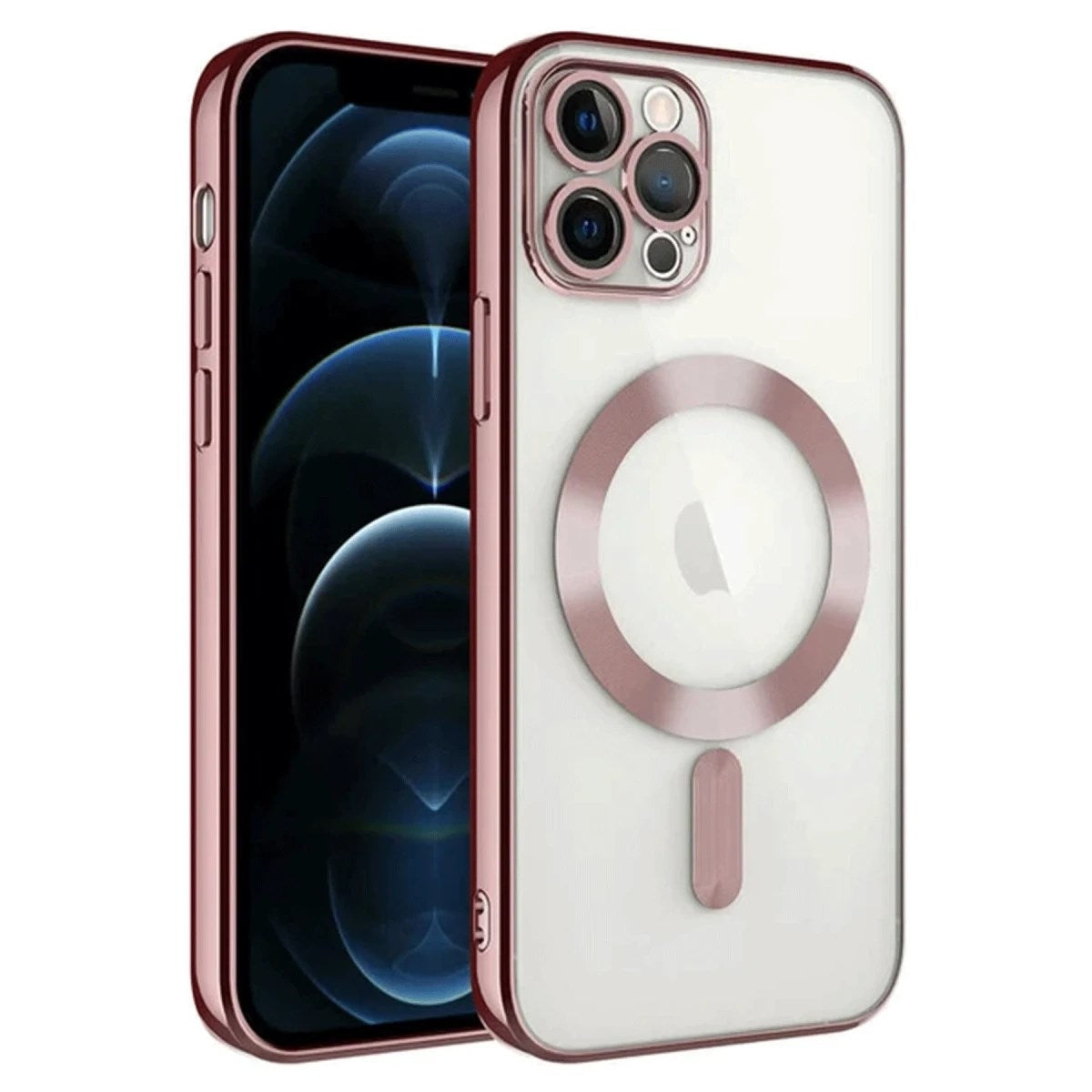 Mey İthalat® iPhone 14 Pro Max Kılıf Kross Magneticsafe Kapak - Rose