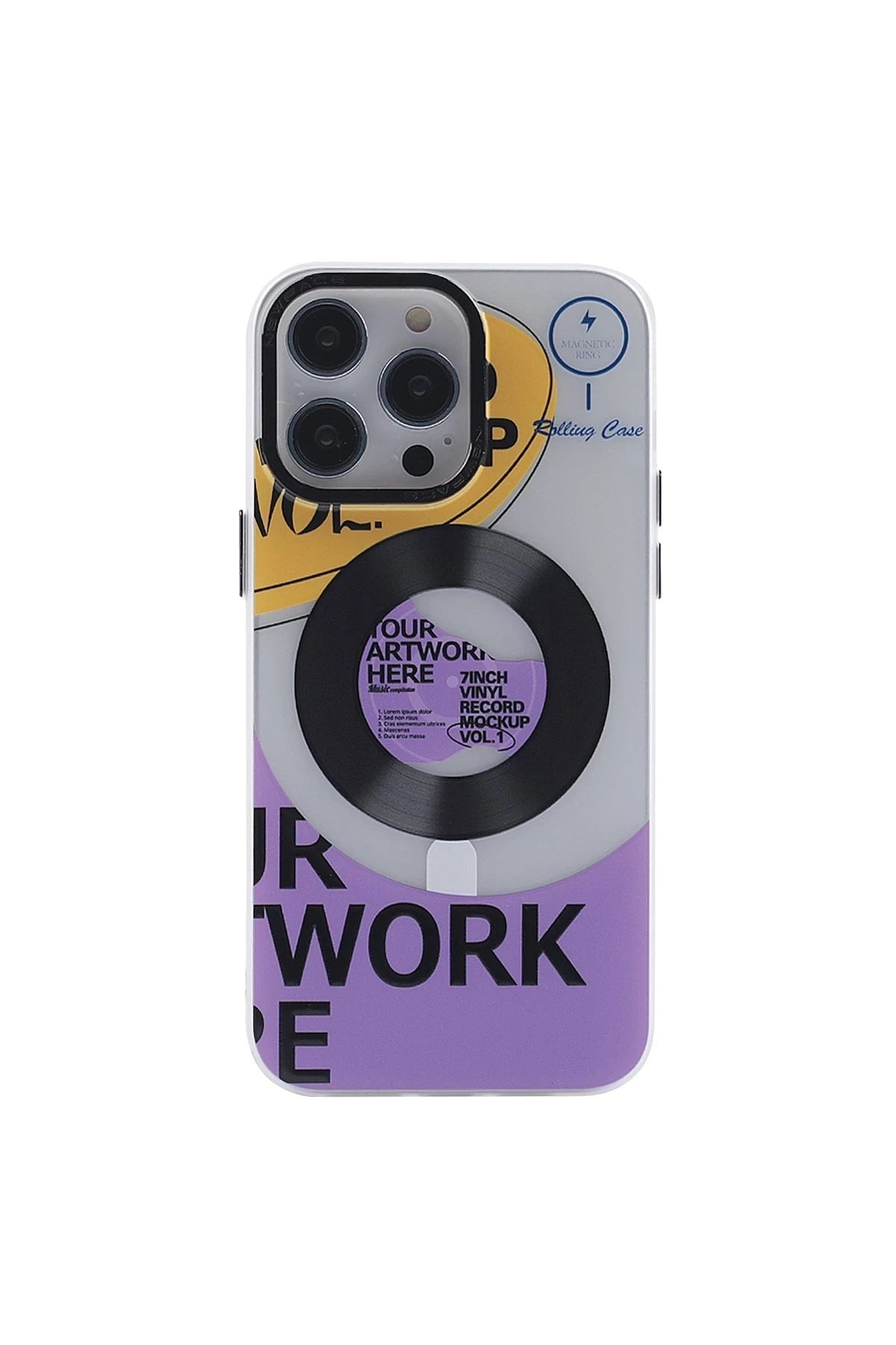 Mey İthalat® iPhone 13 Pro Max Kılıf Apollo Magneticsafe Desenli Kapak - Apollo Şeffaf - 6