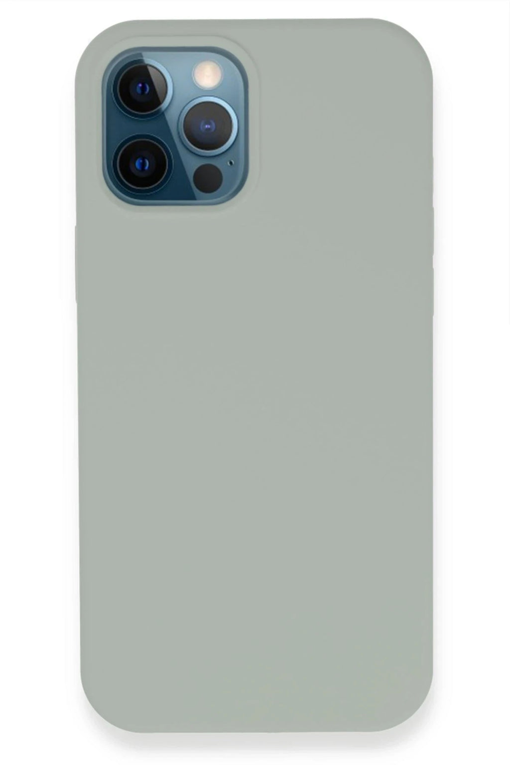 Mey İthalat® iPhone 12 Pro Kılıf Lansman Legant Silikon - Açık Gri
