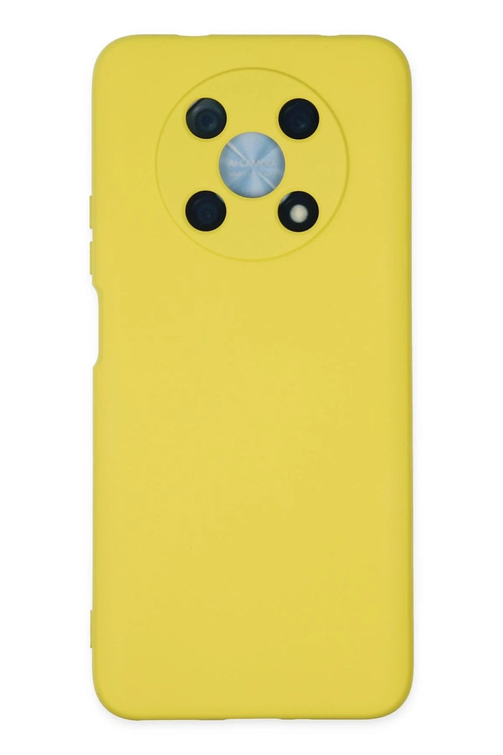 Mey İthalat® Huawei Nova Y90 Kılıf Nano içi Kadife Silikon - Sarı