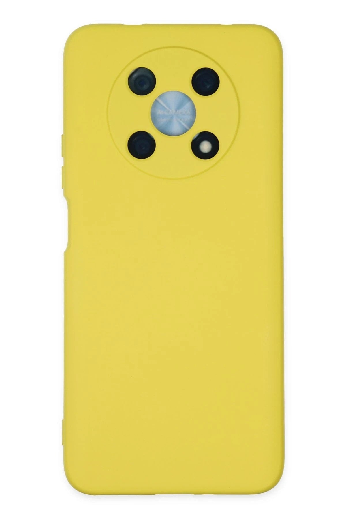 Mey İthalat® Huawei Nova Y90 Kılıf Nano içi Kadife Silikon - Sarı