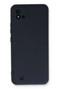 Mey İthalat® Realme C11 2021 Kılıf Nano içi Kadife Silikon - Lacivert