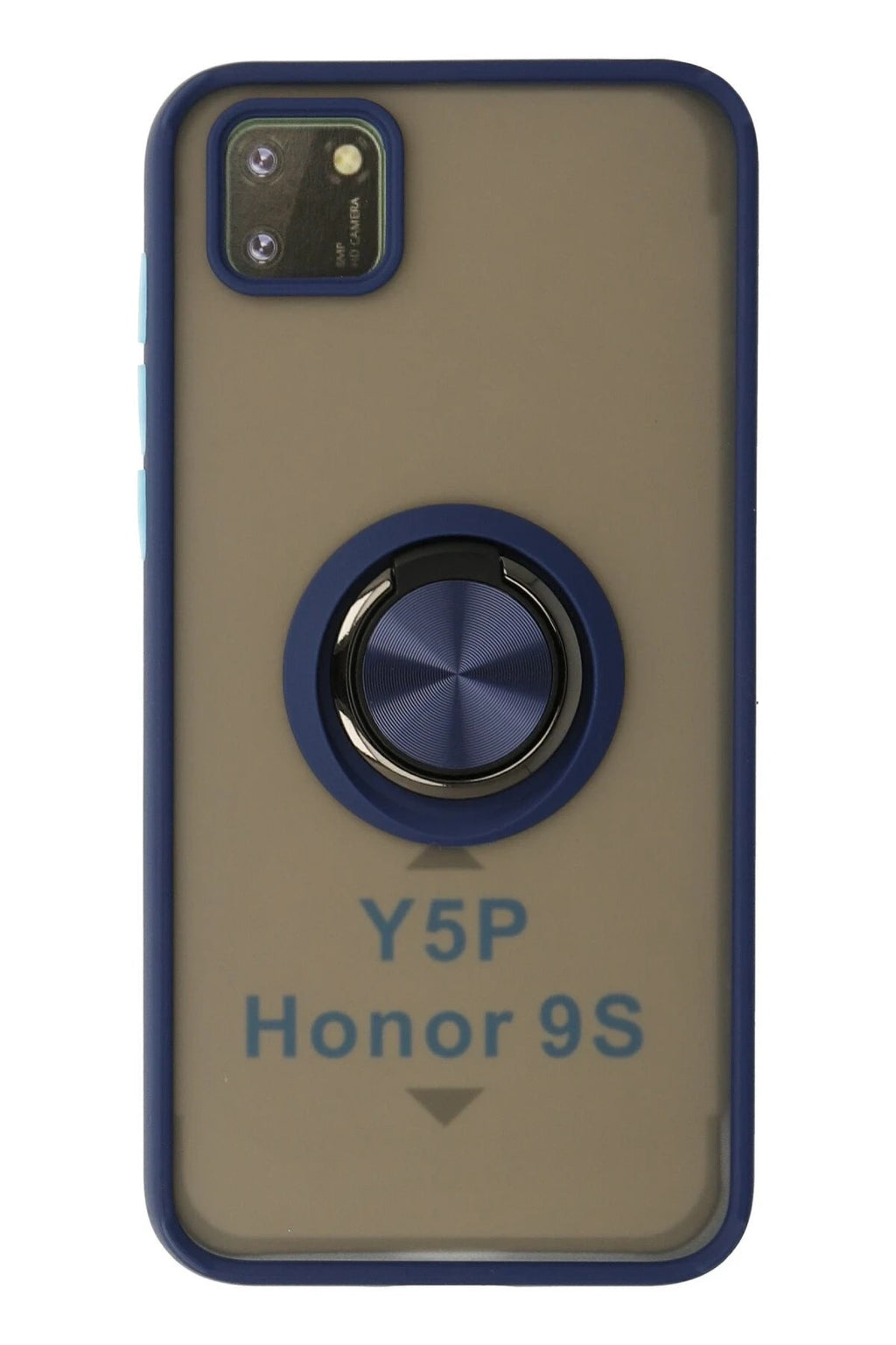 Mey İthalat® Huawei Y5P Kılıf Montreal Yüzüklü Silikon Kapak - Lacivert