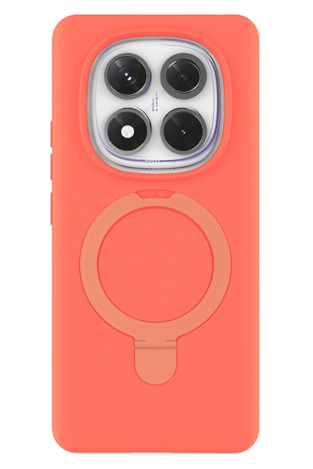 Mey İthalat® Redmi Note 14 Pro 4G Regal Magsafe Standlı Kapak - Turuncu