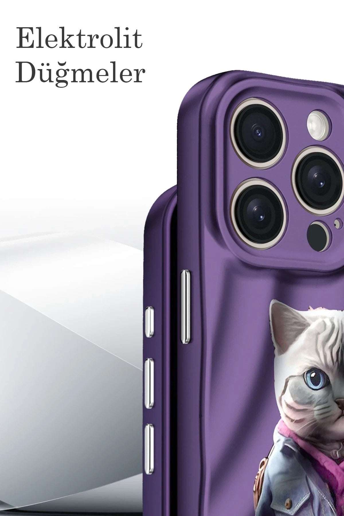 Mey İthalat® iPhone 13 Pro Kılıf Crew Desenli Kapak - Çiçek