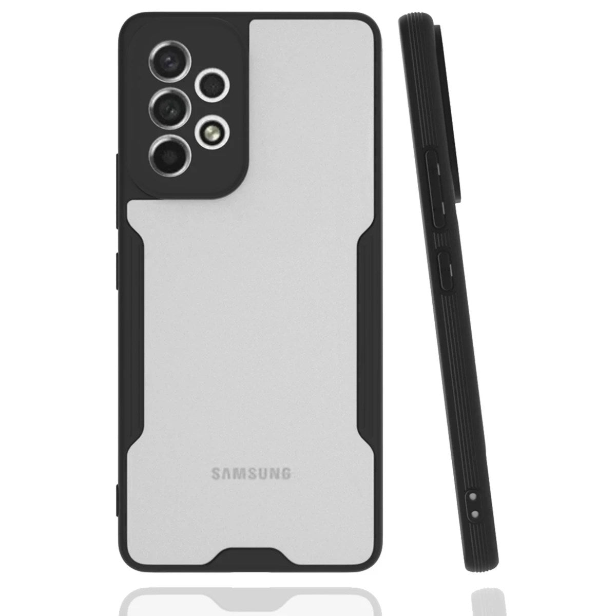 Mey İthalat® Samsung Galaxy A33 5G Kılıf Platin Silikon - Siyah
