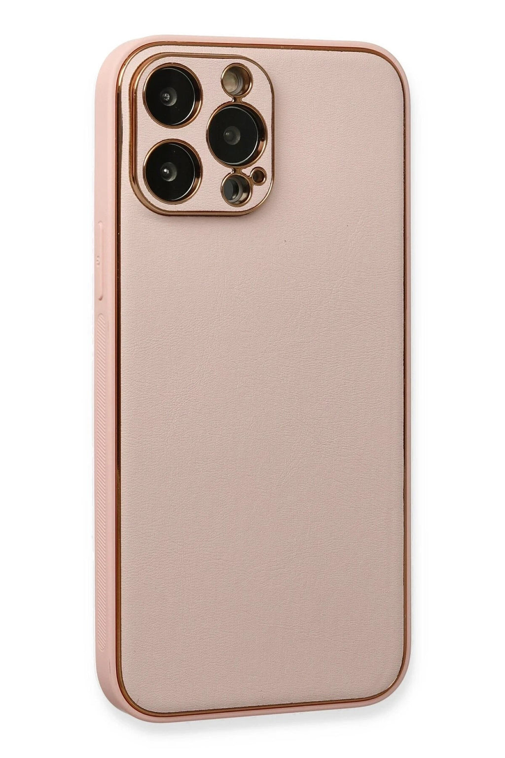 Mey İthalat® iPhone 13 Pro Kılıf Coco Deri Silikon Kapak - Pembe