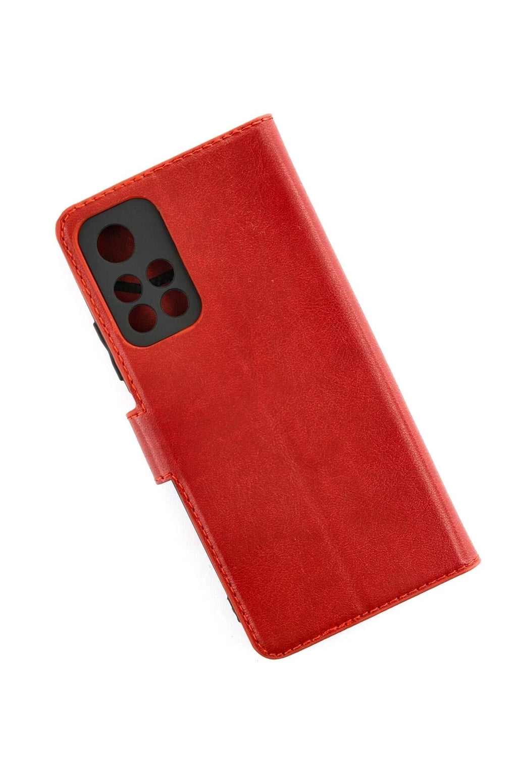 Mey İthalat® Redmi Note 11T Kılıf Trend S Plus Kapaklı Kılıf - Kırmızı