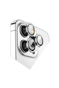 Mey İthalat® iPhone 15 Pro Max Bilvis Titan Kamera Lens - Gümüş
