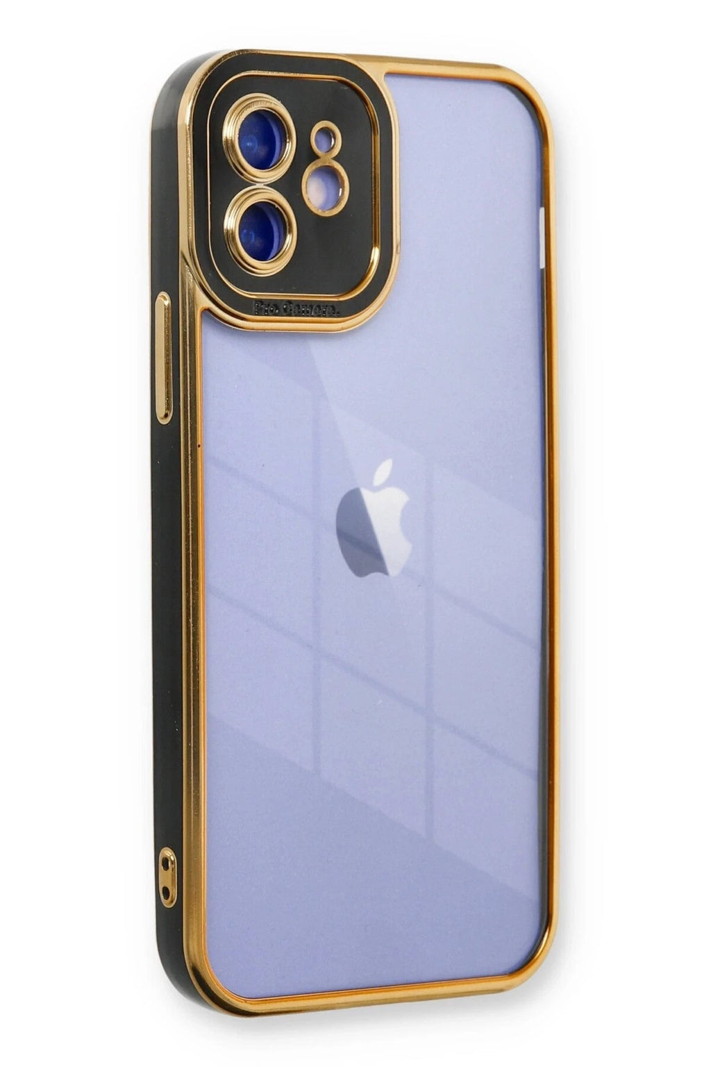 Mey İthalat® iPhone 12 Kılıf Liva Lens Silikon - Siyah