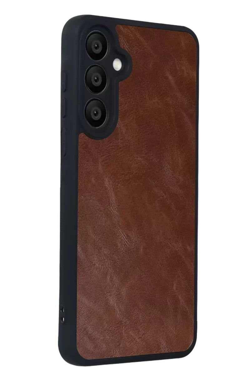 Mey İthalat® Samsung Galaxy A37 5G Aras Deri Kapak - Taba