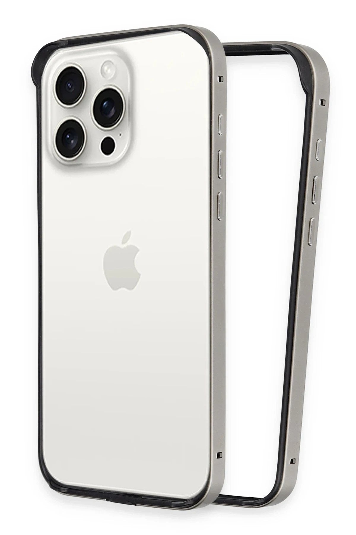 Mey İthalat® iPhone 14 Pro Land Bumper Koruma Kapak - Titan Gri