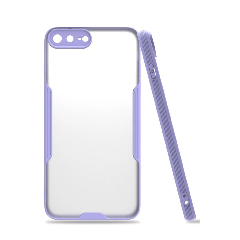 Mey İthalat® iPhone 7 Plus Kılıf Platin Silikon - Lila