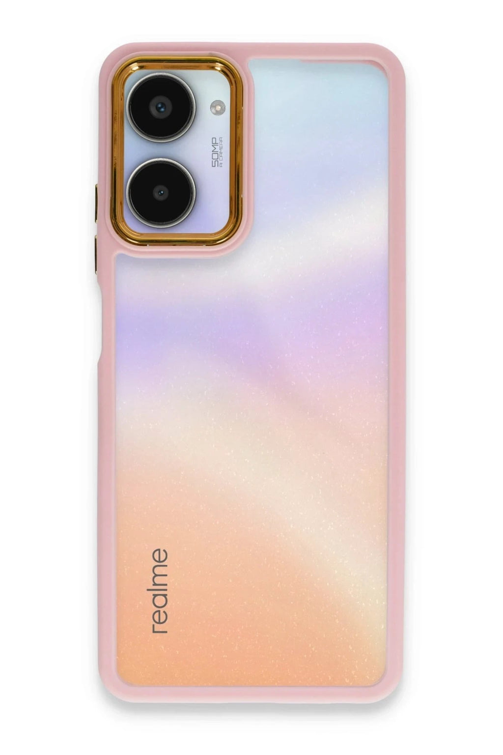 Mey İthalat® Realme 10 Pro 5G Kılıf Dora Kapak - Pudra