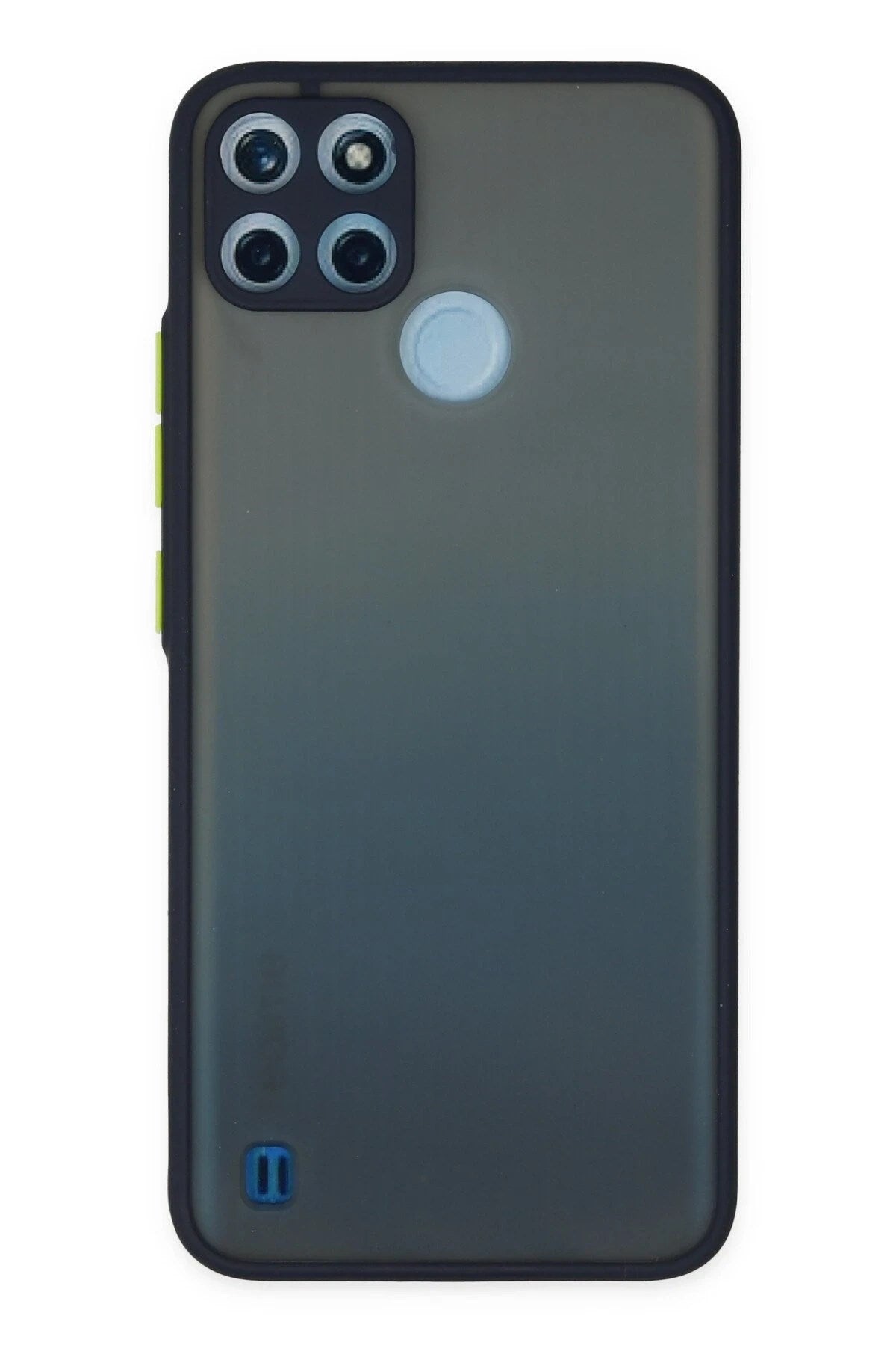 Mey İthalat® Realme C21Y Kılıf Montreal Silikon Kapak - Lacivert