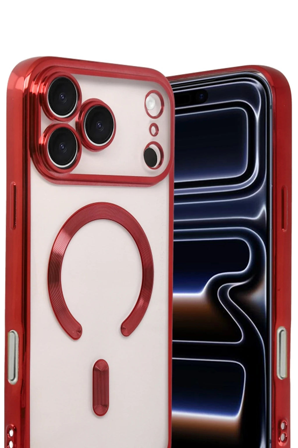 Mey İthalat® iPhone 17 Pro Kross Magneticsafe Kapak - Kırmızı
