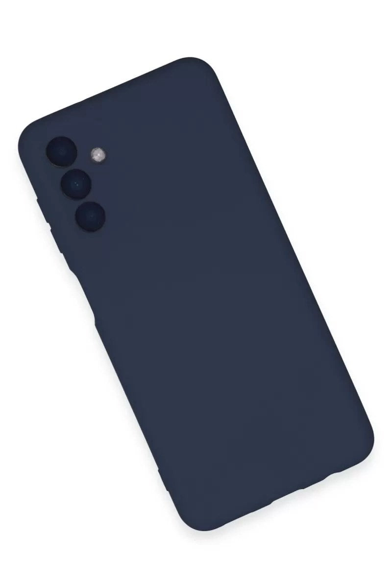 Mey İthalat® Samsung Galaxy A24 4G Kılıf Nano içi Kadife Silikon - Lacivert