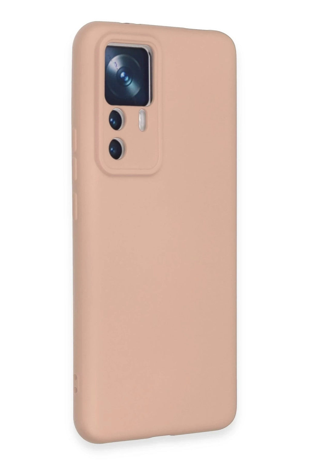 Mey İthalat® Mi 12T Pro Kılıf Nano içi Kadife Silikon - Pudra