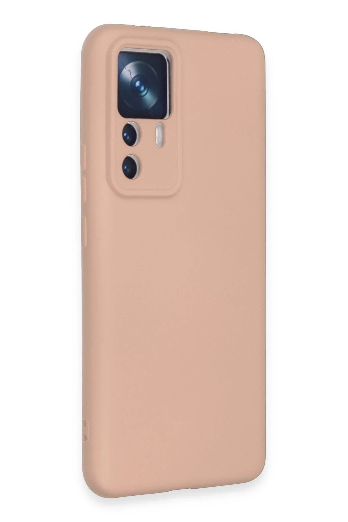Mey İthalat® Mi 12T Pro Kılıf Nano içi Kadife Silikon - Pudra