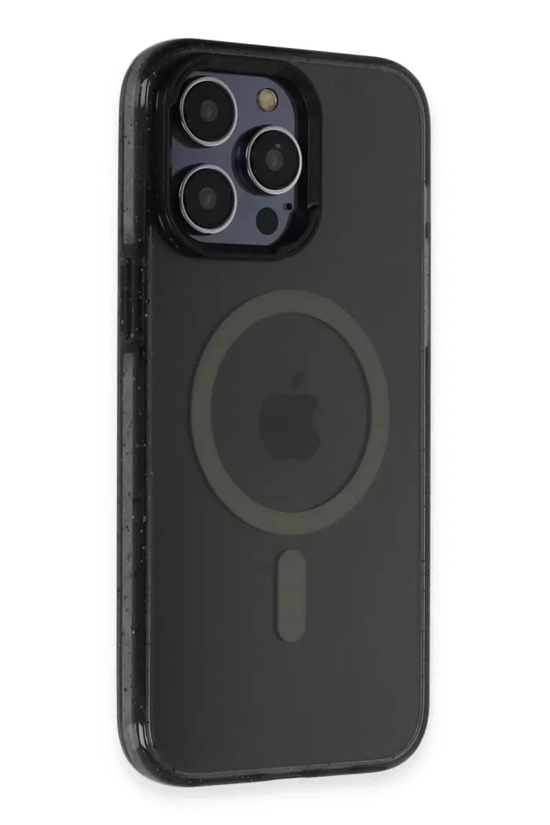 Mey İthalat® iPhone 14 Pro Kılıf Tigra Magsafe Kapak - Siyah