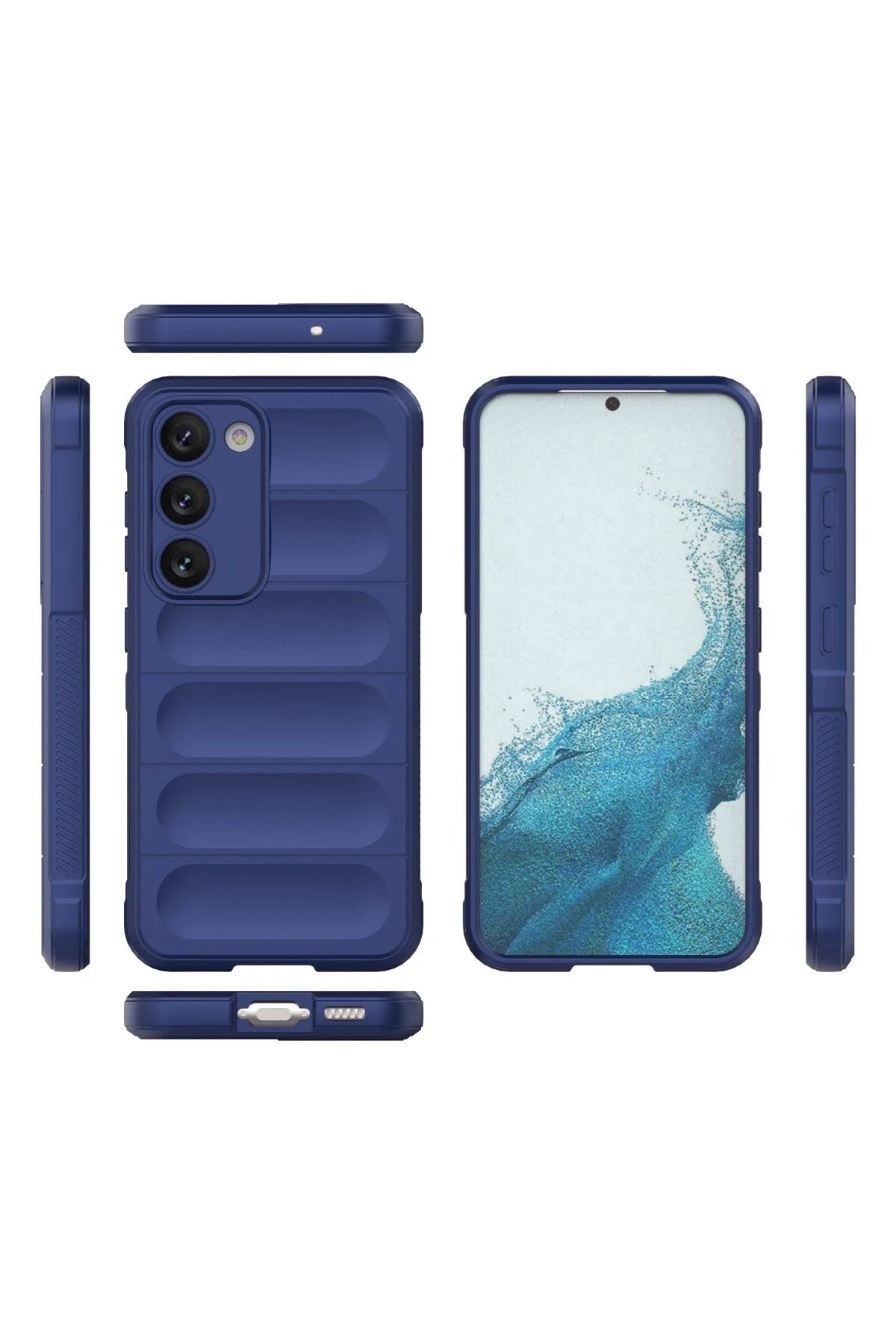 Mey İthalat® Samsung Galaxy S23 Plus Kılıf Optimum Silikon - Lacivert