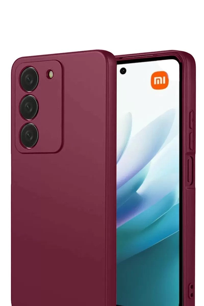Mey İthalat® Redmi 15 4G First Silikon - Bordo