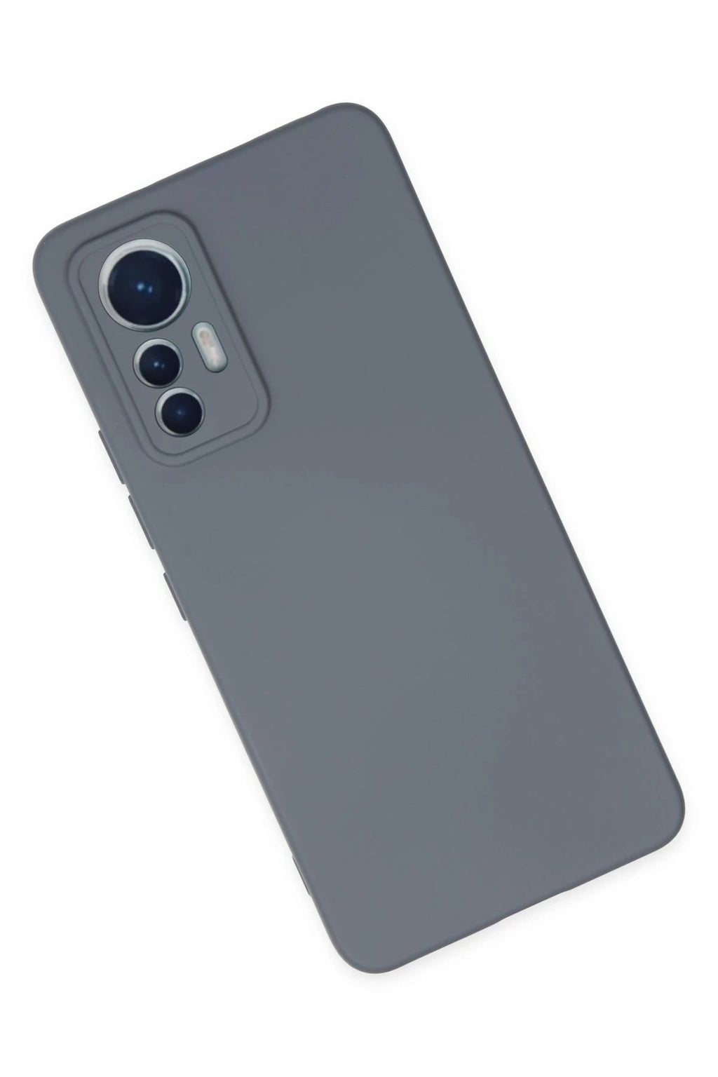 Mey İthalat® Mi 12 Lite Kılıf Nano içi Kadife Silikon - Gri