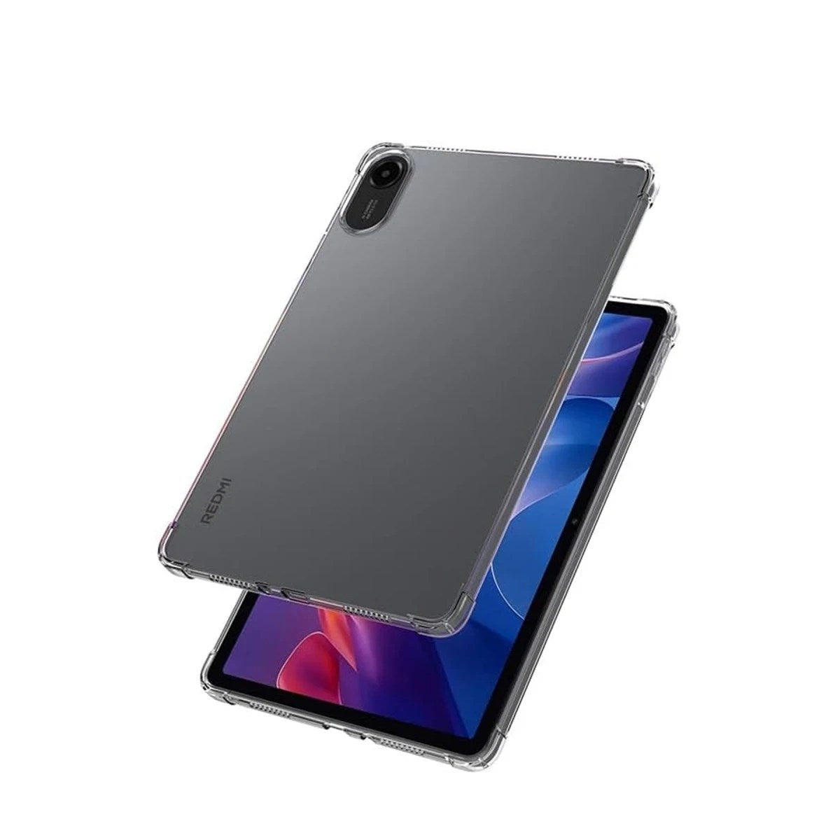 Mey İthalat® Redmi Pad 2 Kılıf Anti Shock Tablet Silikon - Şeffaf