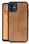 Mey İthalat® iPhone 11 Kılıf Aras Deri Kapak - Taba