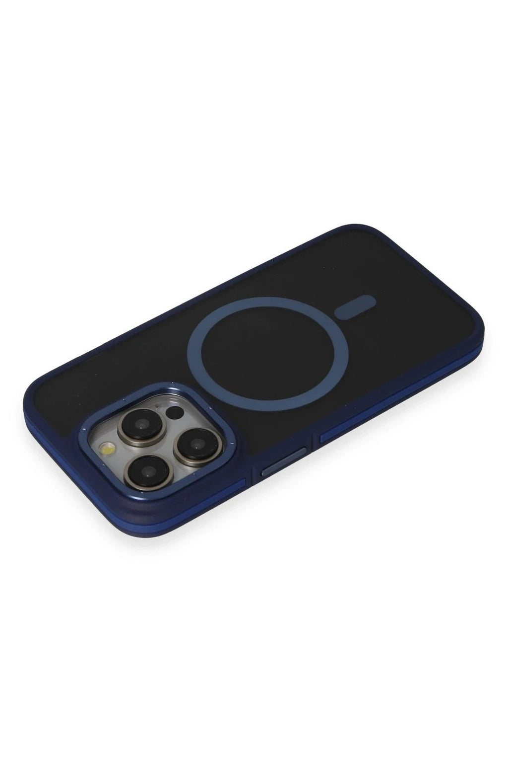 Mey İthalat® iPhone 14 Pro Max Kılıf Rocky Magsafe Kapak - Lacivert