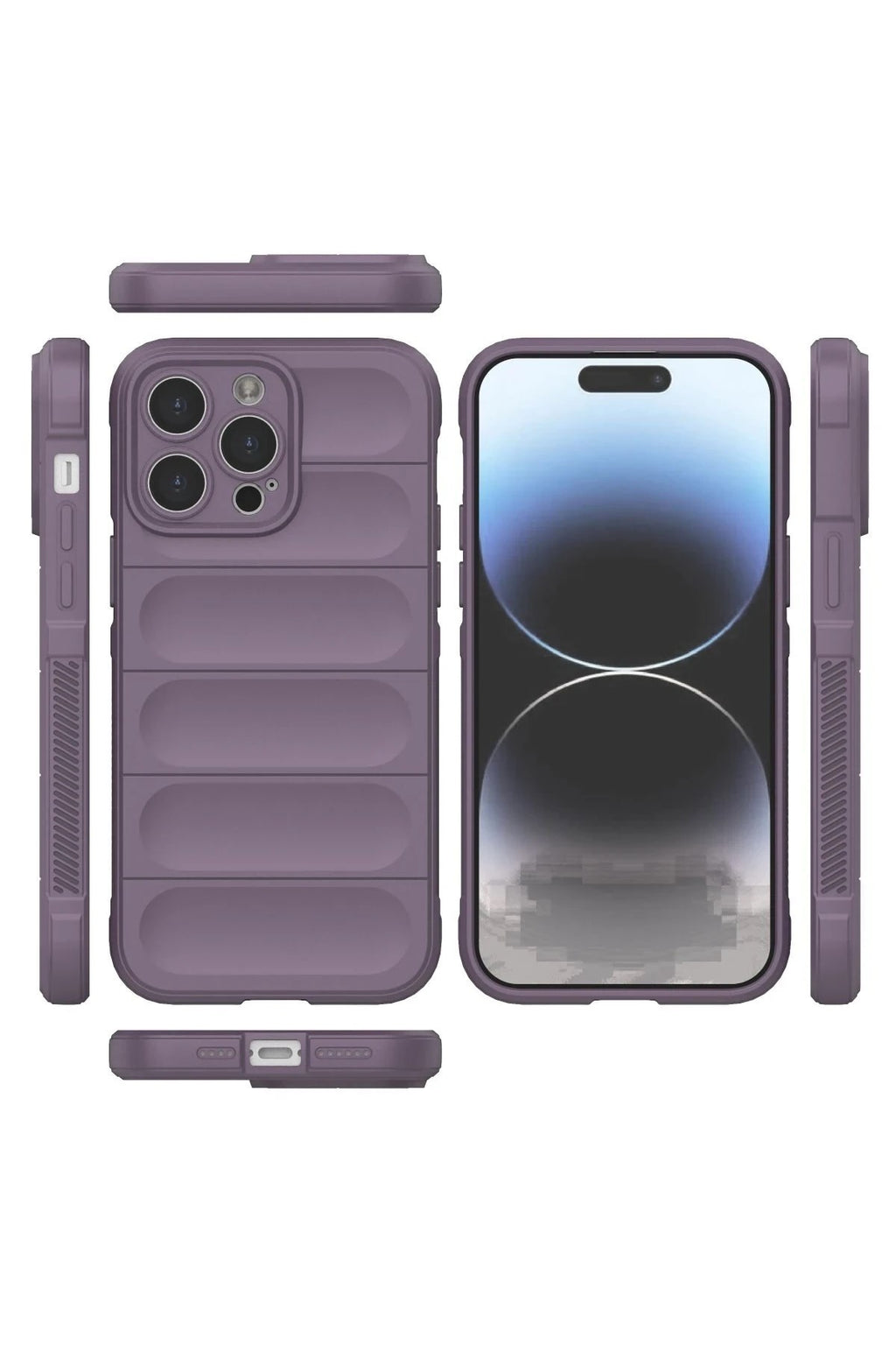 Mey İthalat® iPhone 14 Pro Kılıf Optimum Silikon - Mor