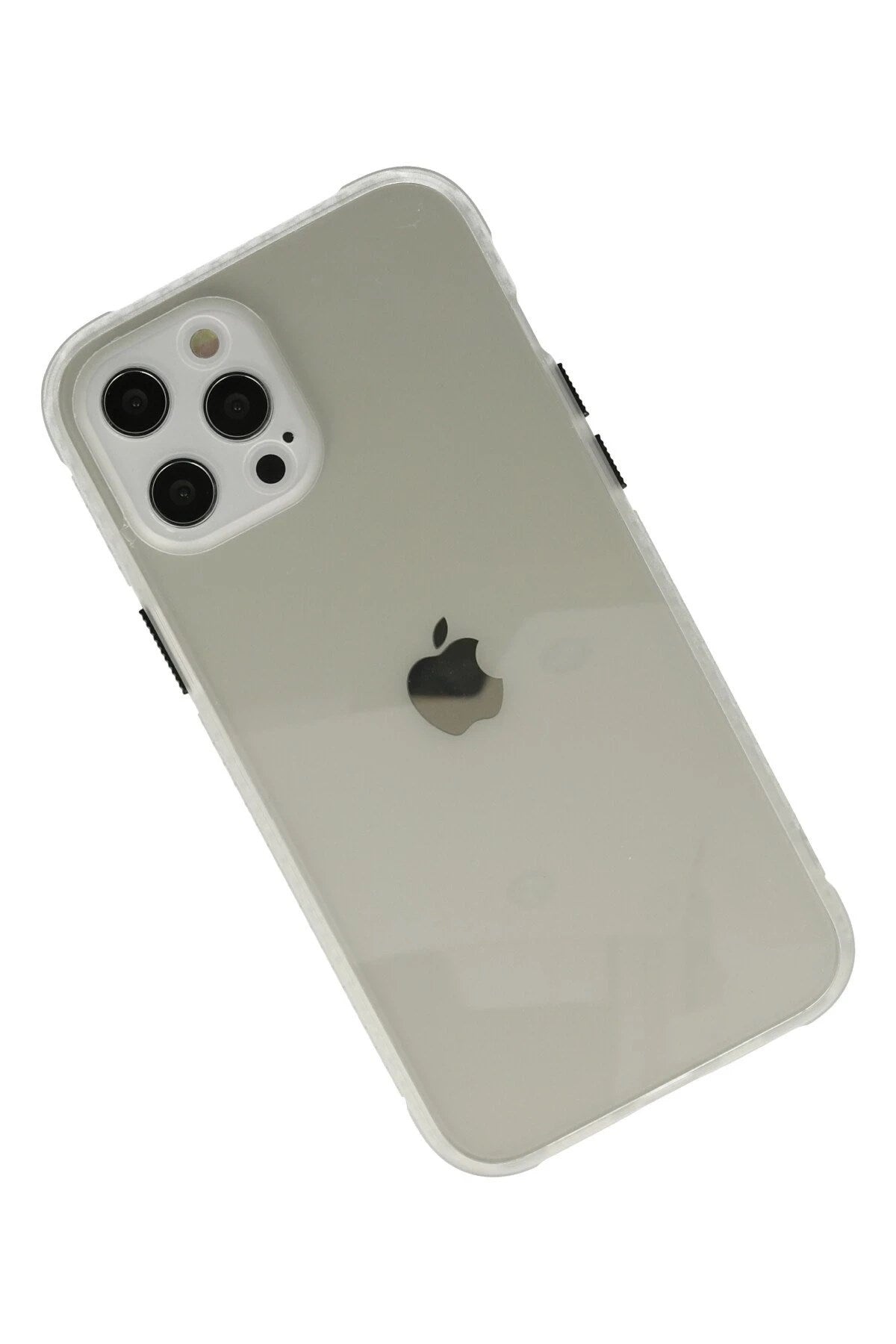 Mey İthalat® iPhone 12 Pro Kılıf Miami Şeffaf Silikon - Şeffaf