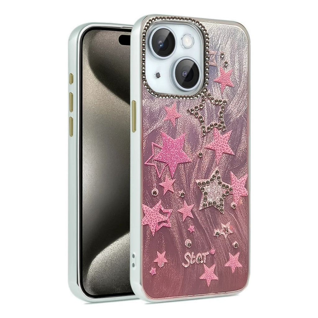 Mey İthalat® iPhone 14 Kılıf Blade Aynalı Desenli Kapak - Desen 7