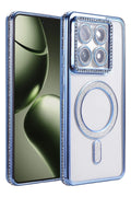 Mey İthalat® Mi 14T Pro Joke Simli Magneticsafe Kılıf - Mavi