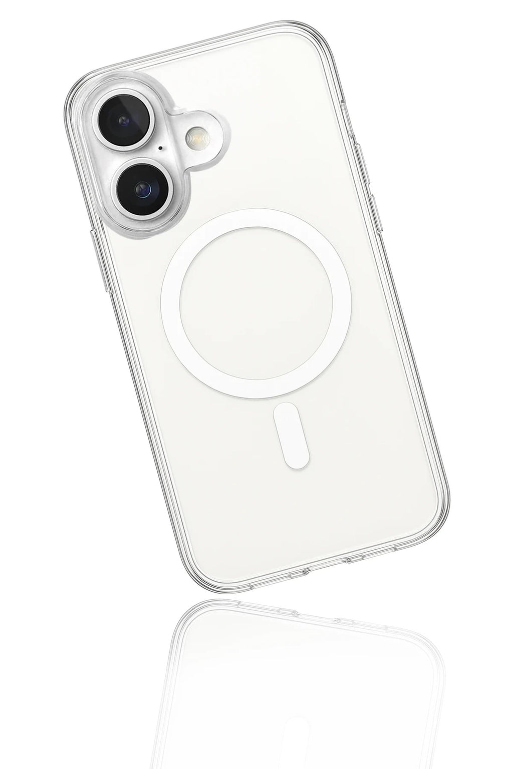 Mey İthalat® iPhone 17 Kılıf Magneticsafe Şeffaf Silikon - Şeffaf