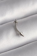 Mey İthalat® 316L Çelik Gümüş Renk Çivi Model Piercing