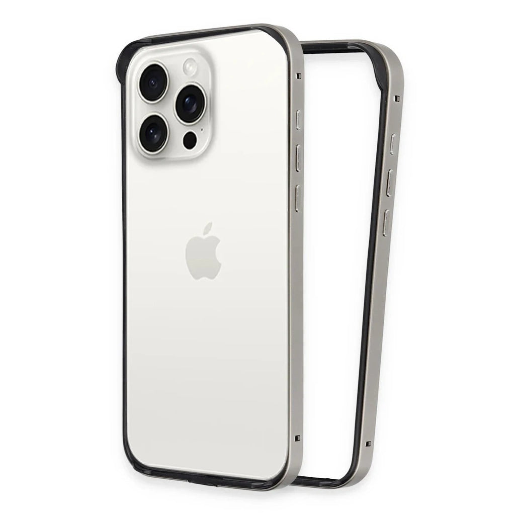 Mey İthalat® iPhone 14 Pro Max Land Bumper Koruma Kapak - Titan Gri