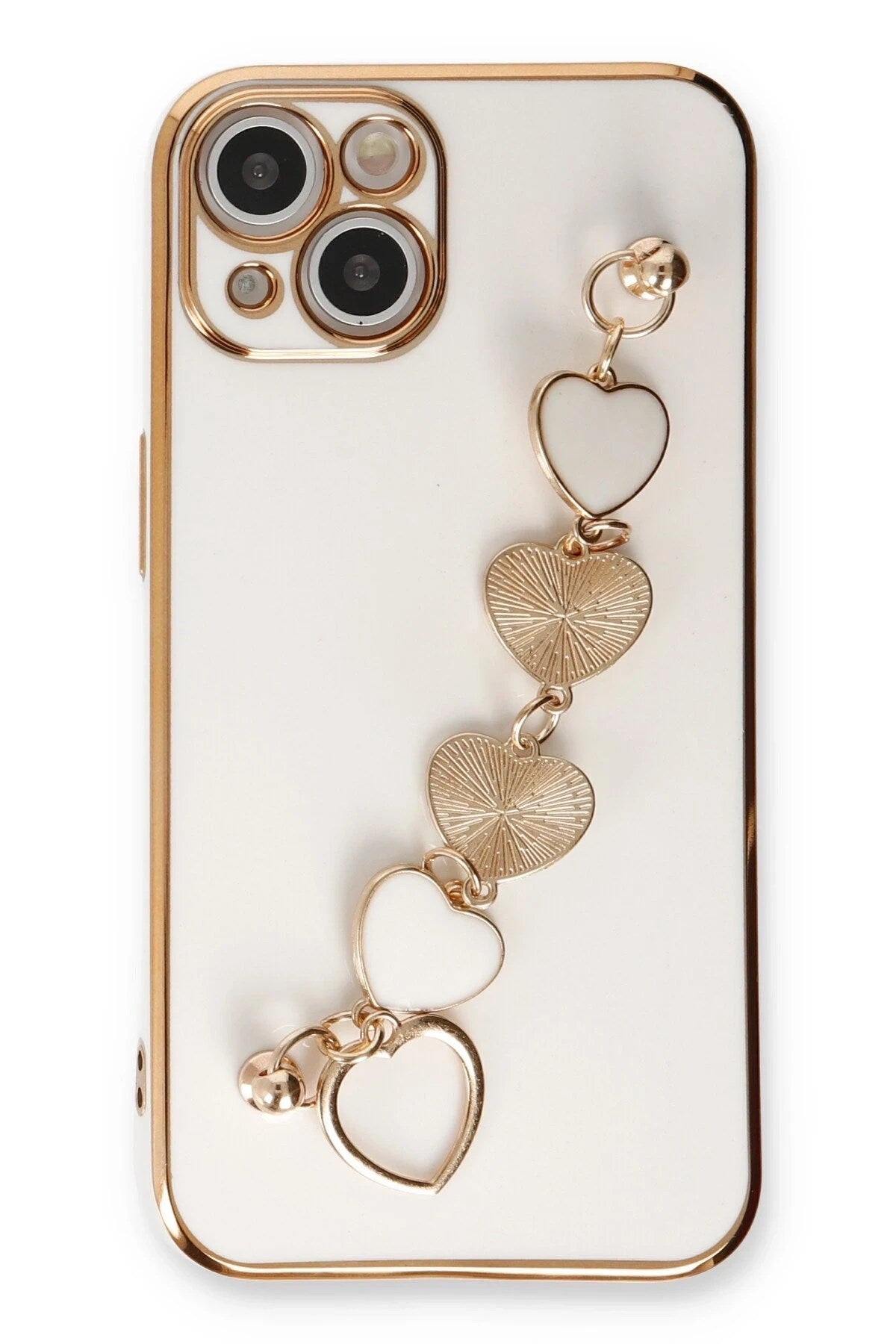Mey İthalat® iPhone 14 Kılıf Esila Silikon - Beyaz