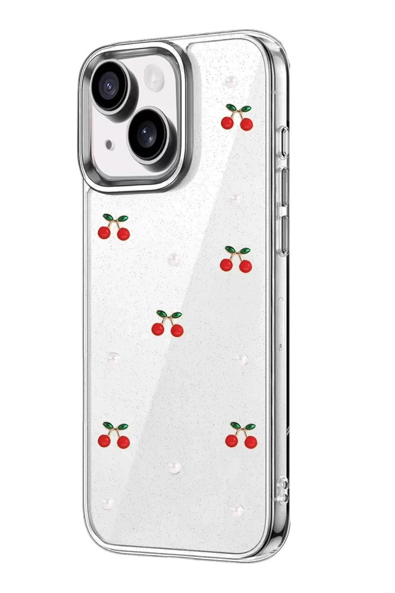 Mey İthalat® iPhone 14 Fiyonk Desenli Kapak - Desen 9