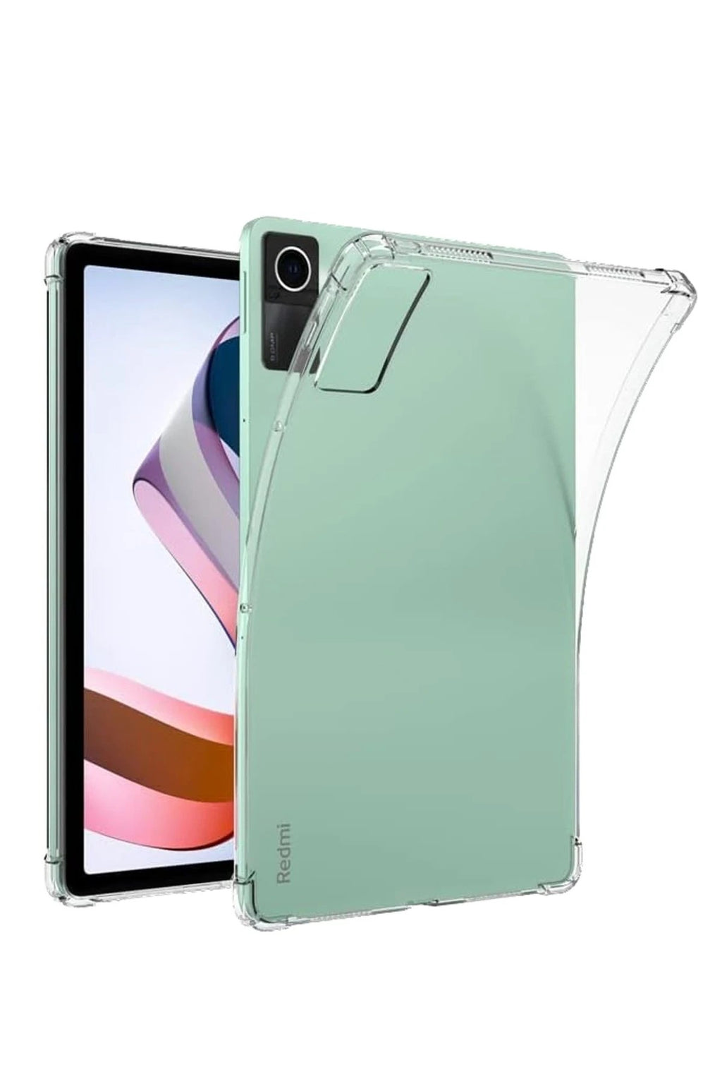 Mey İthalat® Redmi Pad SE Kılıf Anti Shock Tablet Silikon - Şeffaf
