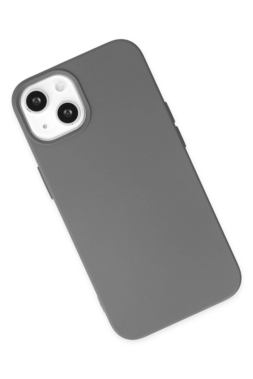Mey İthalat® iPhone 14 Plus Kılıf Nano içi Kadife Silikon - Gri