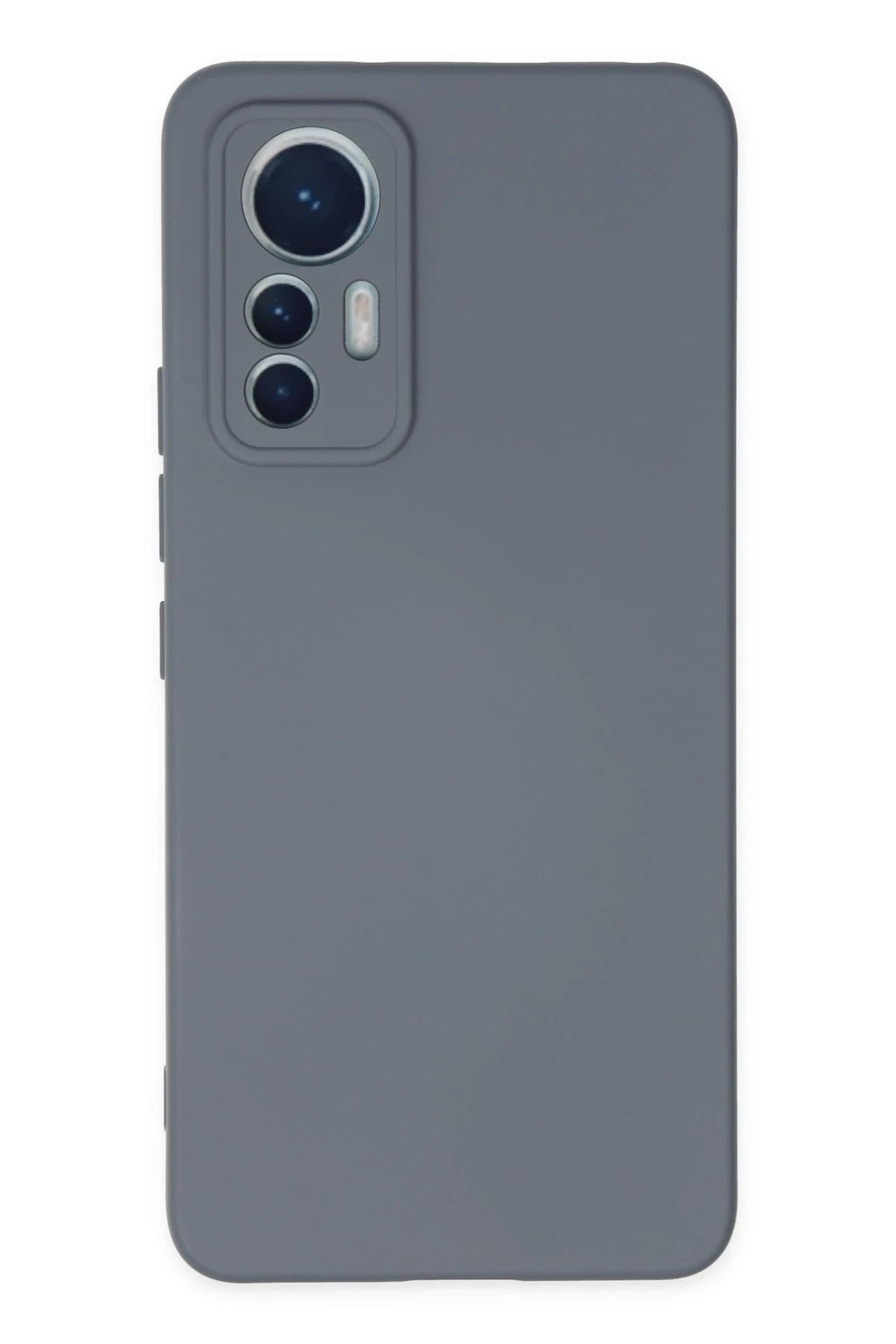 Mey İthalat® Mi 12 Lite Kılıf Nano içi Kadife Silikon - Gri
