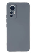 Mey İthalat® Mi 12 Lite Kılıf Nano içi Kadife Silikon - Gri