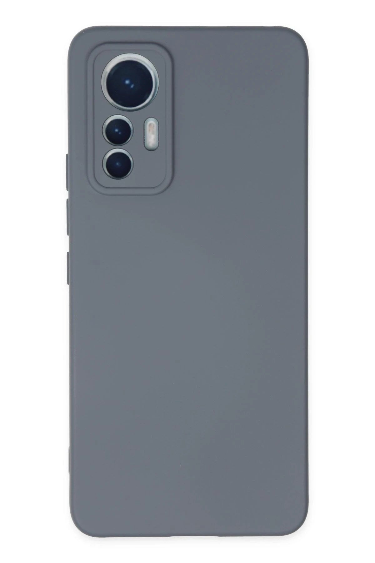 Mey İthalat® Mi 12 Lite Kılıf Nano içi Kadife Silikon - Gri